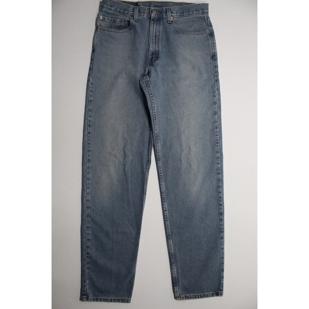 Vintage 90s Levis 550 Relaxed‎ Fit Blue Jeans Mens Size 34X36 Made in USA
